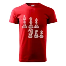 Šachové figurky kreslené