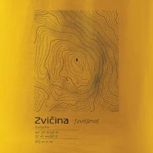 Zvičina - vrstevnice v obdélníku