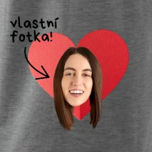 Vlastní fotka v srdci