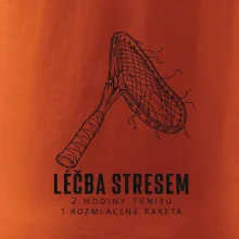 Léčba stresem rozmlácená raketa