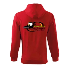 Bagrista v kruhu - vlastní nápis