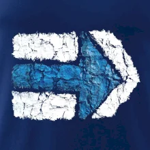 Párová turistická značka modrá