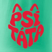 Psí táta nápis v hlavě