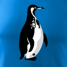 Tučňák černobílý z boku