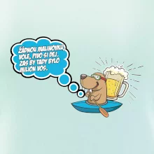 Žádnou malinovku, ale pivo