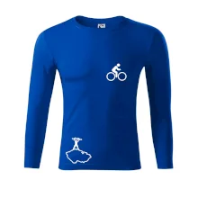 Mapa ČR + kolo na prsu