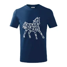 Geometrie - kůň jednobarevná