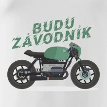 Budu závodník  zelený cafe racer