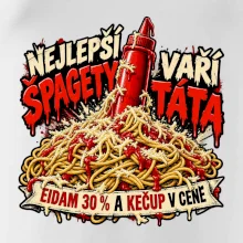 Nejlepší špagety vaří táta Eidam 30 procent a kečup v ceně