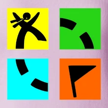 Geocaching logo barevné