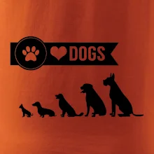 I love dogs - tlapka