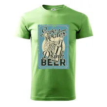 Save water drink beer poster