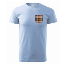 Flanelové triko hnědé