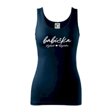 Babička Tričko se jmény dětí psací písmo