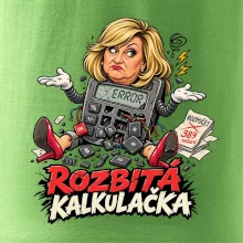 Alenka - rozbitá kalkulačka