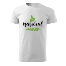 Natural - nápis v listech