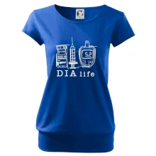 D I A life - kreslený insulin injekce a glukometr
