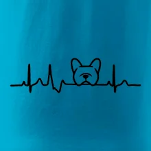 EKG Francouzský buldoček hlava
