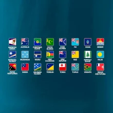 Vlajky států - Oceánie