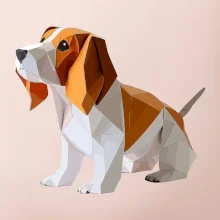 Bígl slepený z papíru