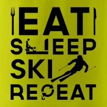 Eat sleep ski repeat