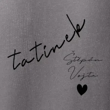 Mikina tatínek  se jmény dětí