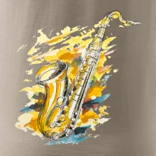 Saxofon malovaný