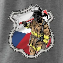Hasič erb - Česká vlajka