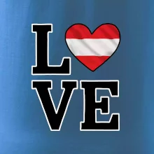Love Rakouská vlajka