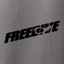 Freedive - nápis s potápěčem