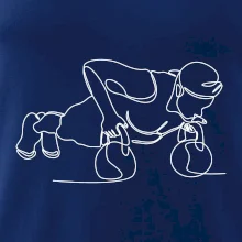 Kitebell posilování jedním tahem