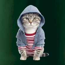 Kočka v pruhovaném triku