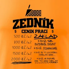 Ceník zedníka - cena za metr