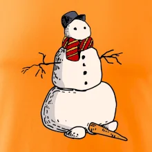 Sněhulák se spadlým nosem