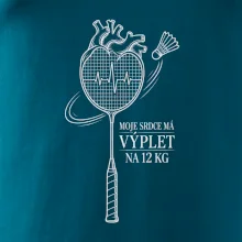Badminton srdce s výpletem