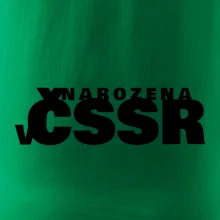 Nápis - Narozena v ČSSR