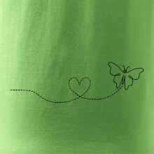 Dráha letu motýla - srdce