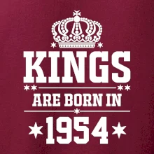 Kings are born in 1954