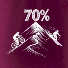 Narozeniny cyklista a lyžař 70