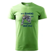 Badminton rameno drží boží vůle