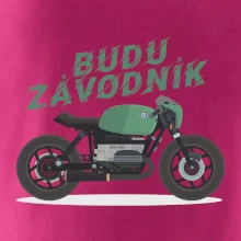 Budu závodník  zelený cafe racer