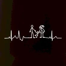 EKG rodina a jedno dítě