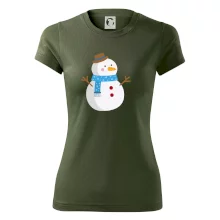 Sněhulák se šálou