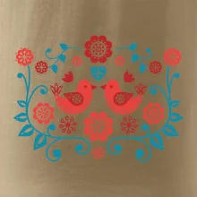 folklor - dva červení ptáčci