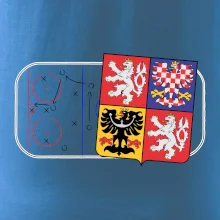 ČR znak na ledě