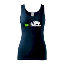 Kombajnista zelená a žlutá