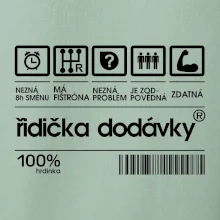 Čárový kód - řidička dodávky