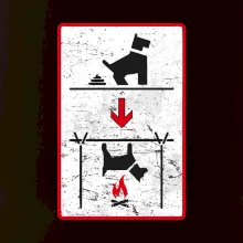 Tričko pro odpůrce sraní na chodníku