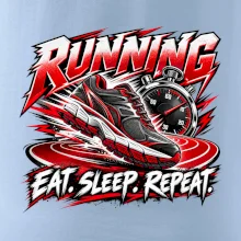 Běžecká bota se stopkami eat sleep repeat