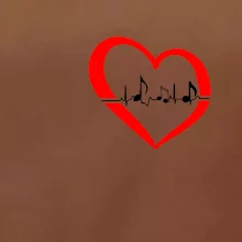 Moje srdce bije pro hudbu - srdce malé